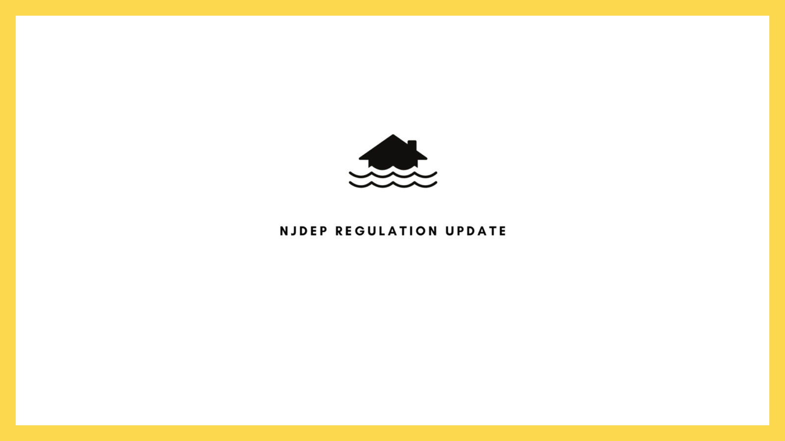 NJDEP regulation update